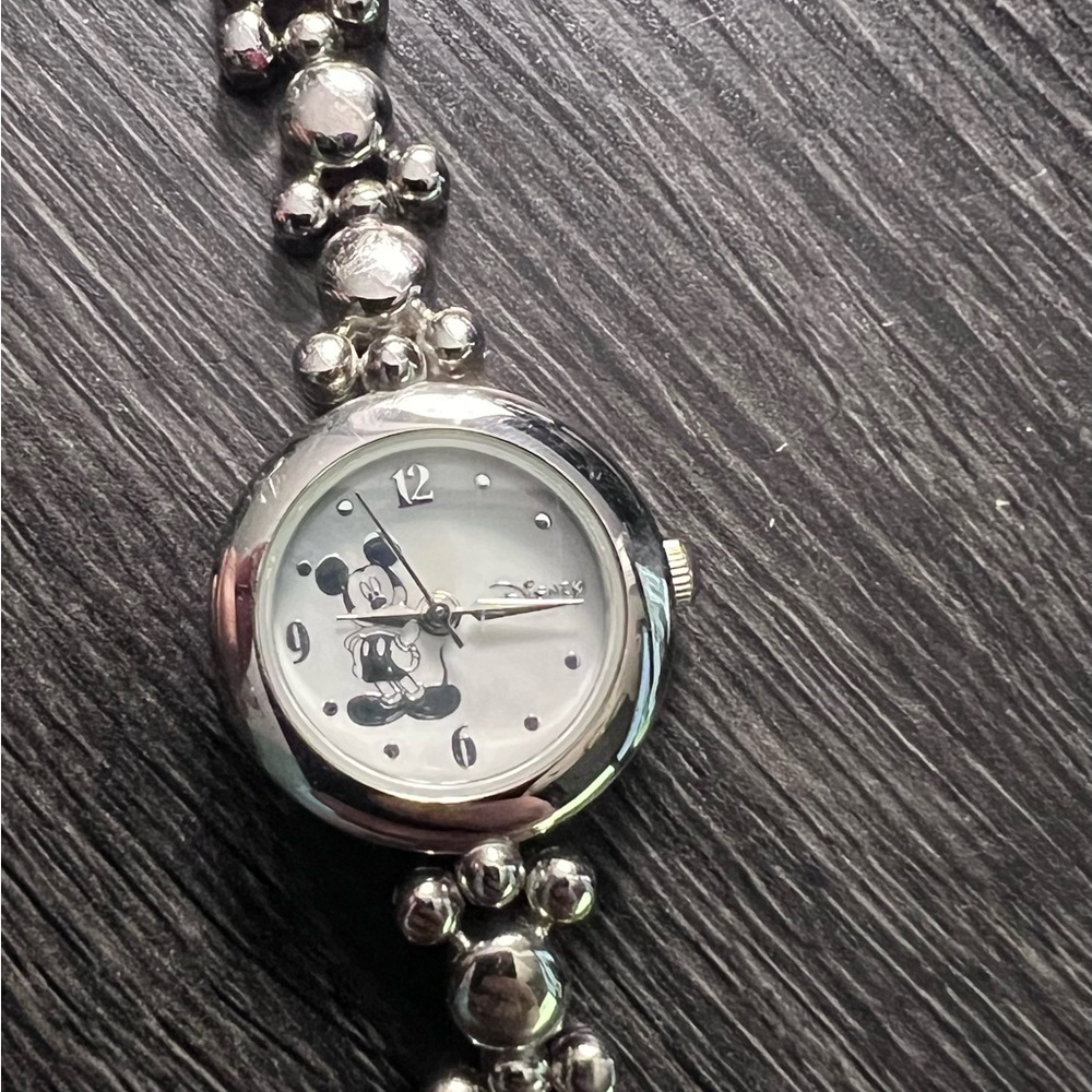 Disney Mickey Mouse Silver Watch
